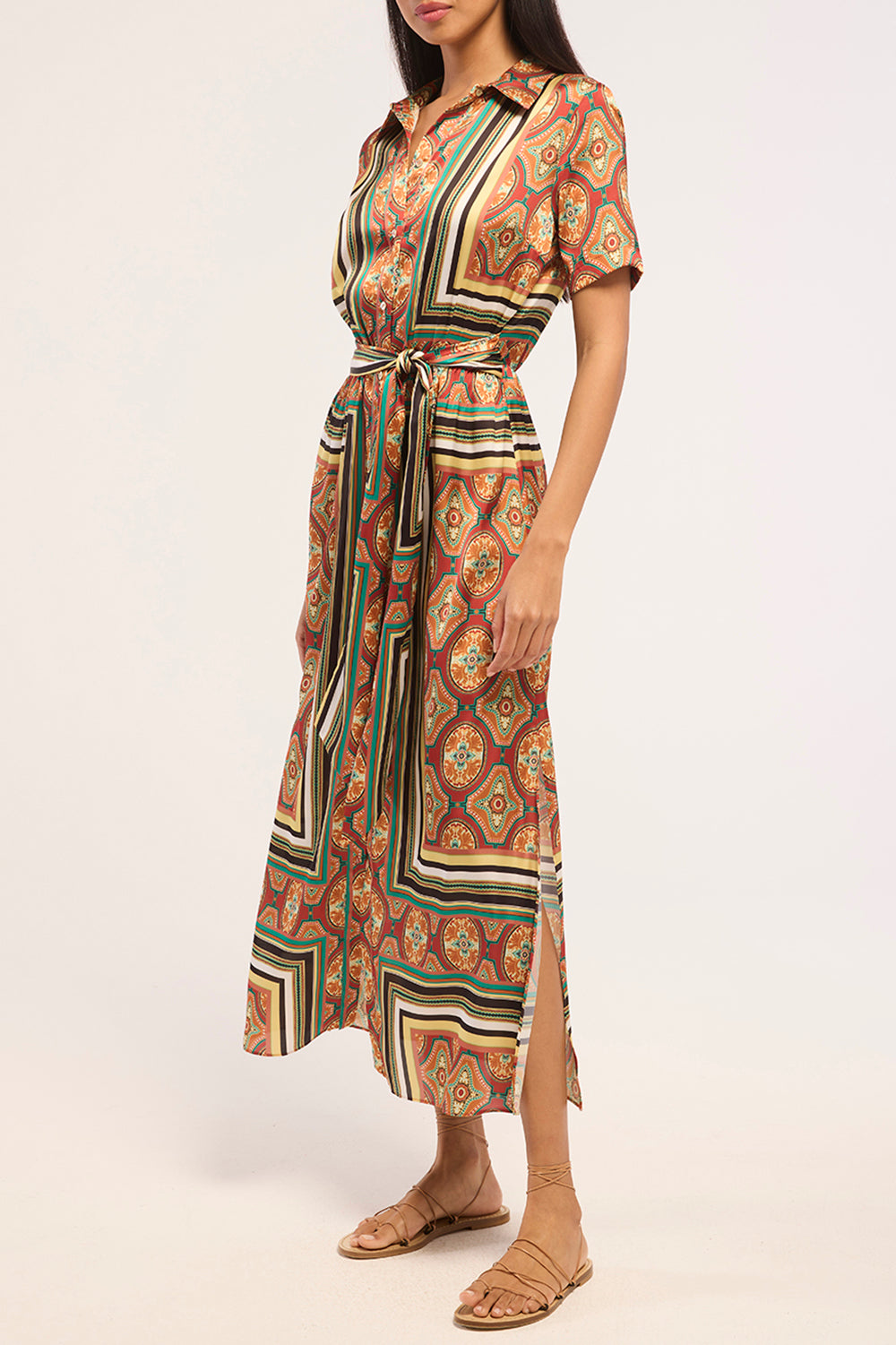 Emil Dress in Majorelle Scarf