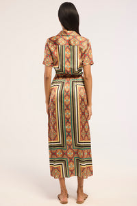Emil Dress in Majorelle Scarf