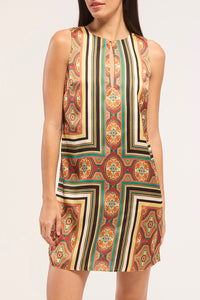 Nour Dress in Majorelle Scarf