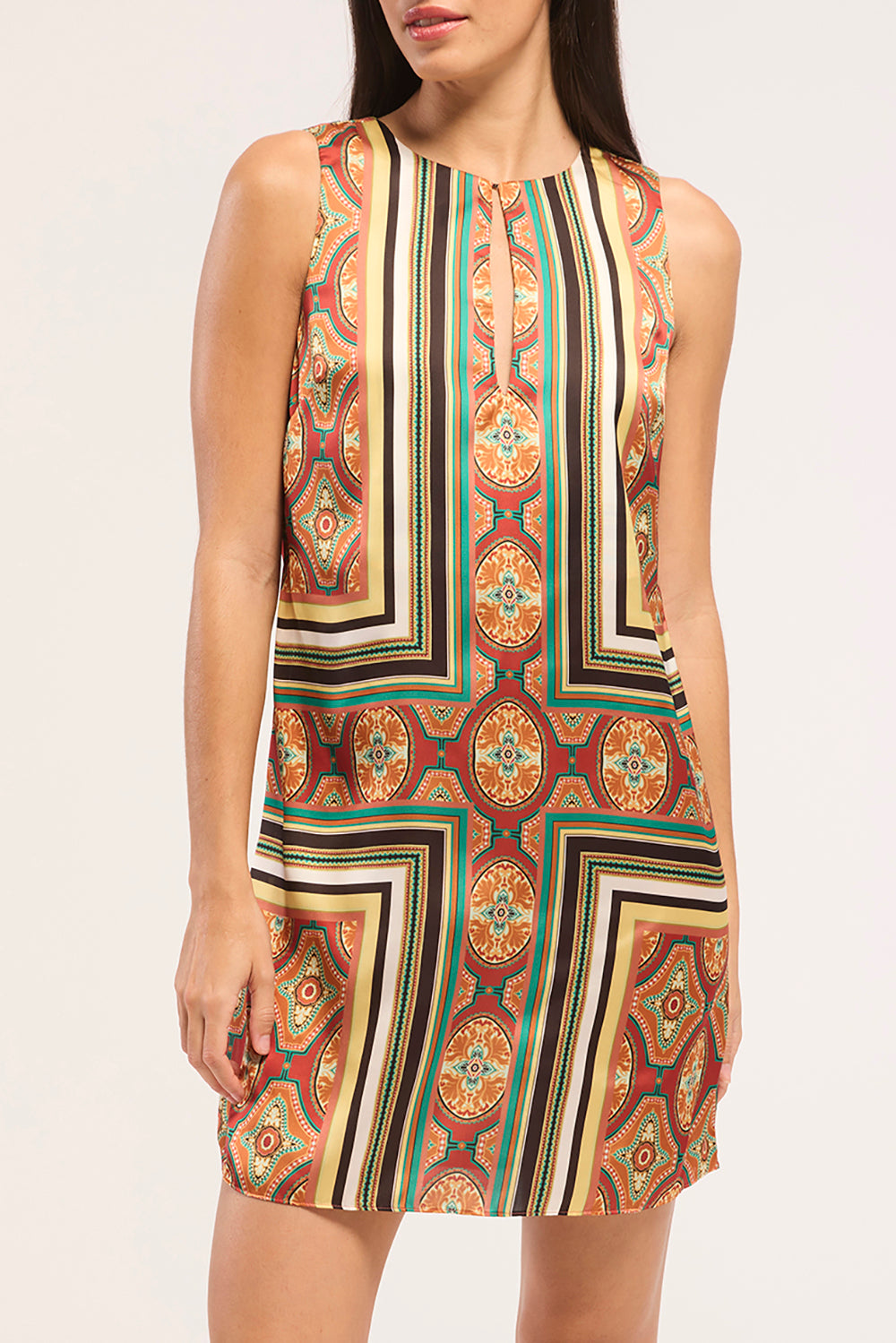 Nour Dress in Majorelle Scarf