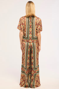 Selena Pant in Majorelle Scarf
