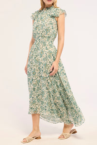 Mariposa Dress in Azure Flora