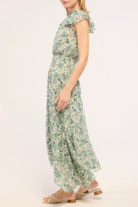 Mariposa Dress in Azure Flora