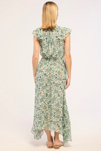 Mariposa Dress in Azure Flora