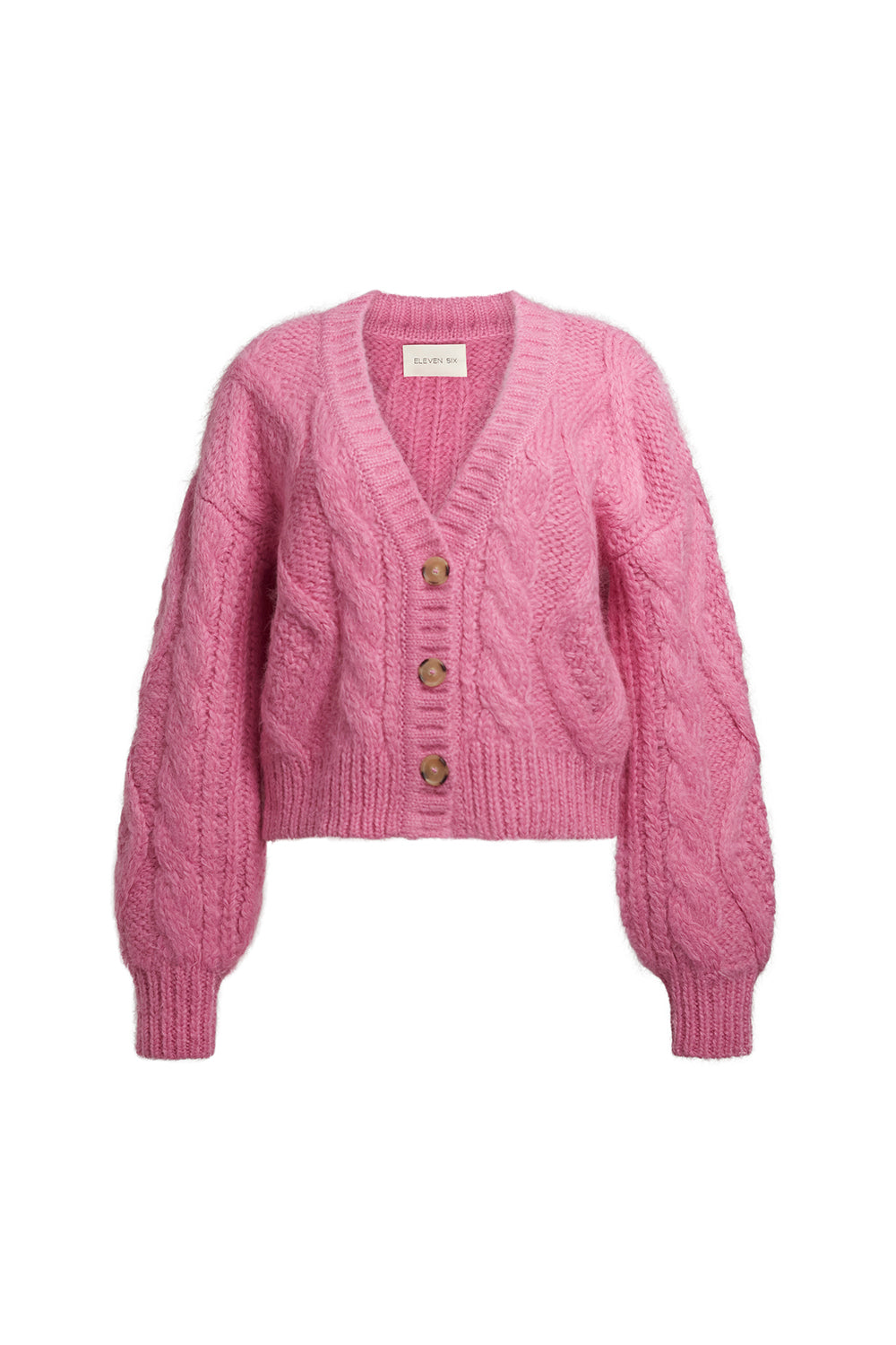 Tara Cardi in Taffy Pink