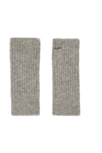 Mae Handwarmer in Pale Melange Grey