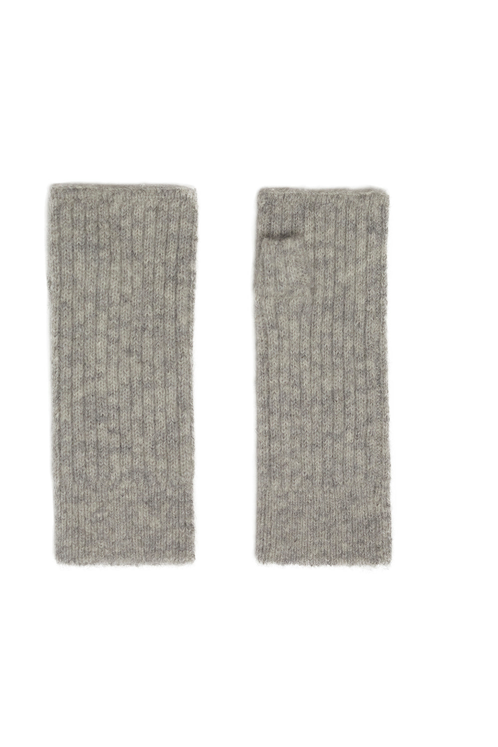 Mae Handwarmer in Pale Melange Grey