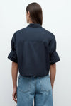Next Ex Shirt in Superfine Cotton Midnight