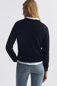 Venus Cashmere Sweater in Black
