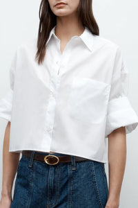 Next Ex Shirt in Superfine Cotton White