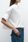Next Ex Shirt in Superfine Cotton White