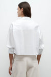 Soon To Be Ex Shirt in Superfine Cotton White