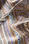 Grigore Silk Pant in Stone Khaki Multi
