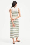 Dawna Knit Maxi Dress in Off-White Multi