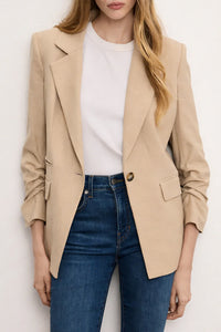 Battista Dickey Jacket in Stone Khaki
