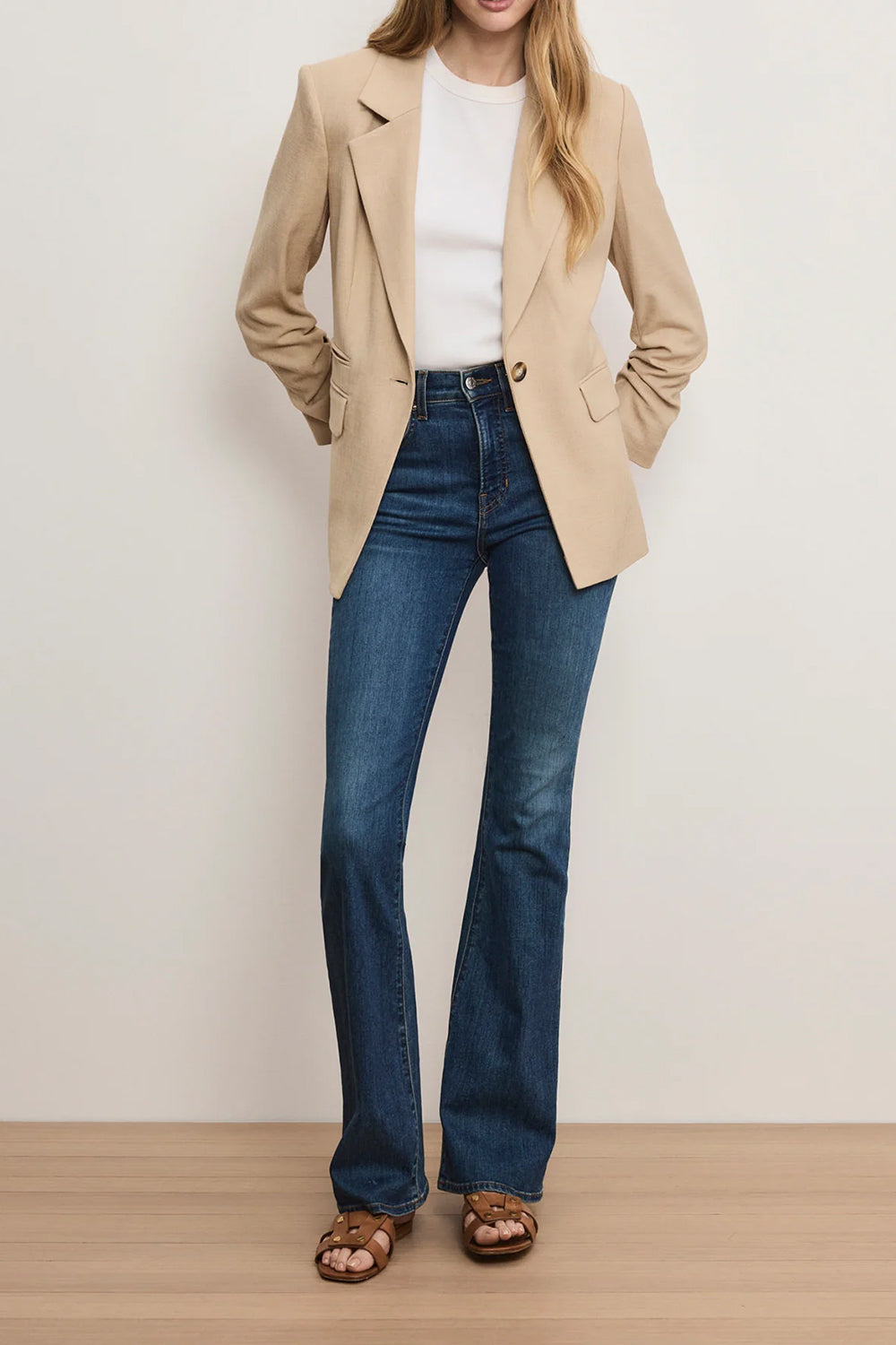 Battista Dickey Jacket in Stone Khaki