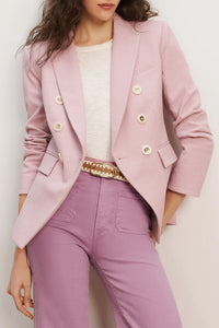 Miller Seersucker Dickey Jacket in Pale Orchid Haze