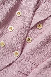 Miller Seersucker Dickey Jacket in Pale Orchid Haze