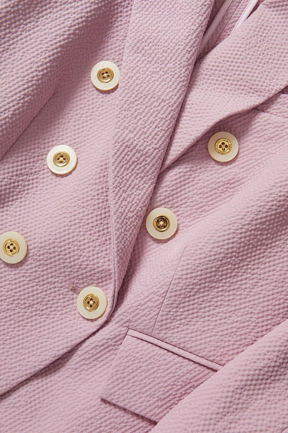 Miller Seersucker Dickey Jacket in Pale Orchid Haze