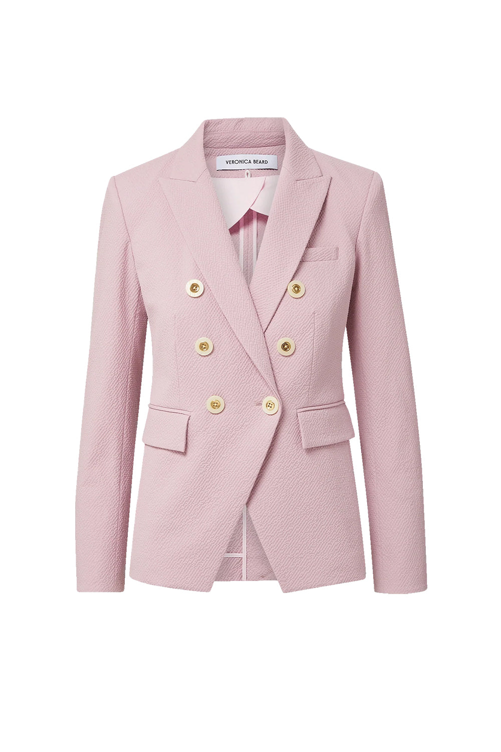 Miller Seersucker Dickey Jacket in Pale Orchid Haze