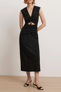 Marisabel Cutout Midi Dress in Black