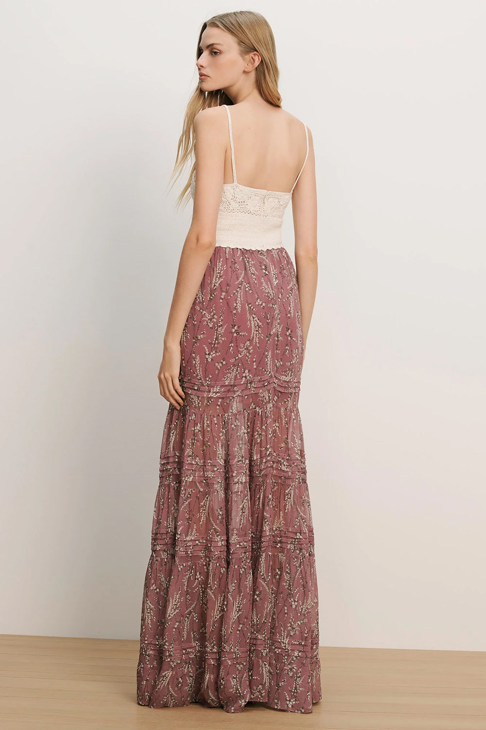 Josiane Floral Maxi Dress in Orchid Haze Multi