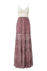 Josiane Floral Maxi Dress in Orchid Haze Multi
