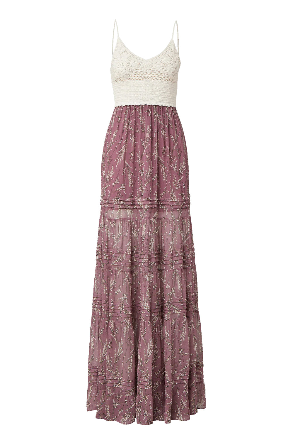 Josiane Floral Maxi Dress in Orchid Haze Multi
