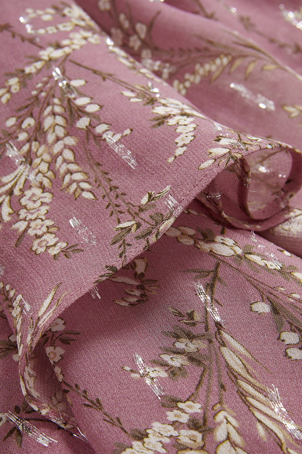 Sira Floral Midi Skirt in Orchid Haze Multi