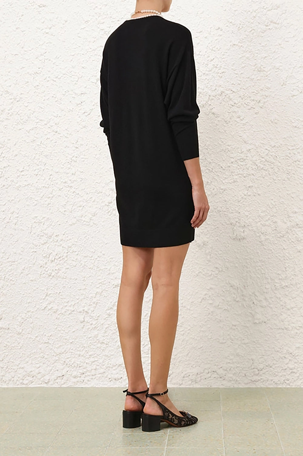 Crush Necklace Mini Dress in Black – Krista K Boutique