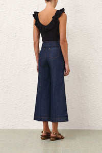 Awaken Frill Top in Black