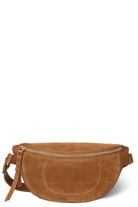 Lino Banane Belt Bag in Tabac Grainé Goatskin