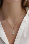 Rolo Chain Enhanced Necklace in 14k Yellow Gold