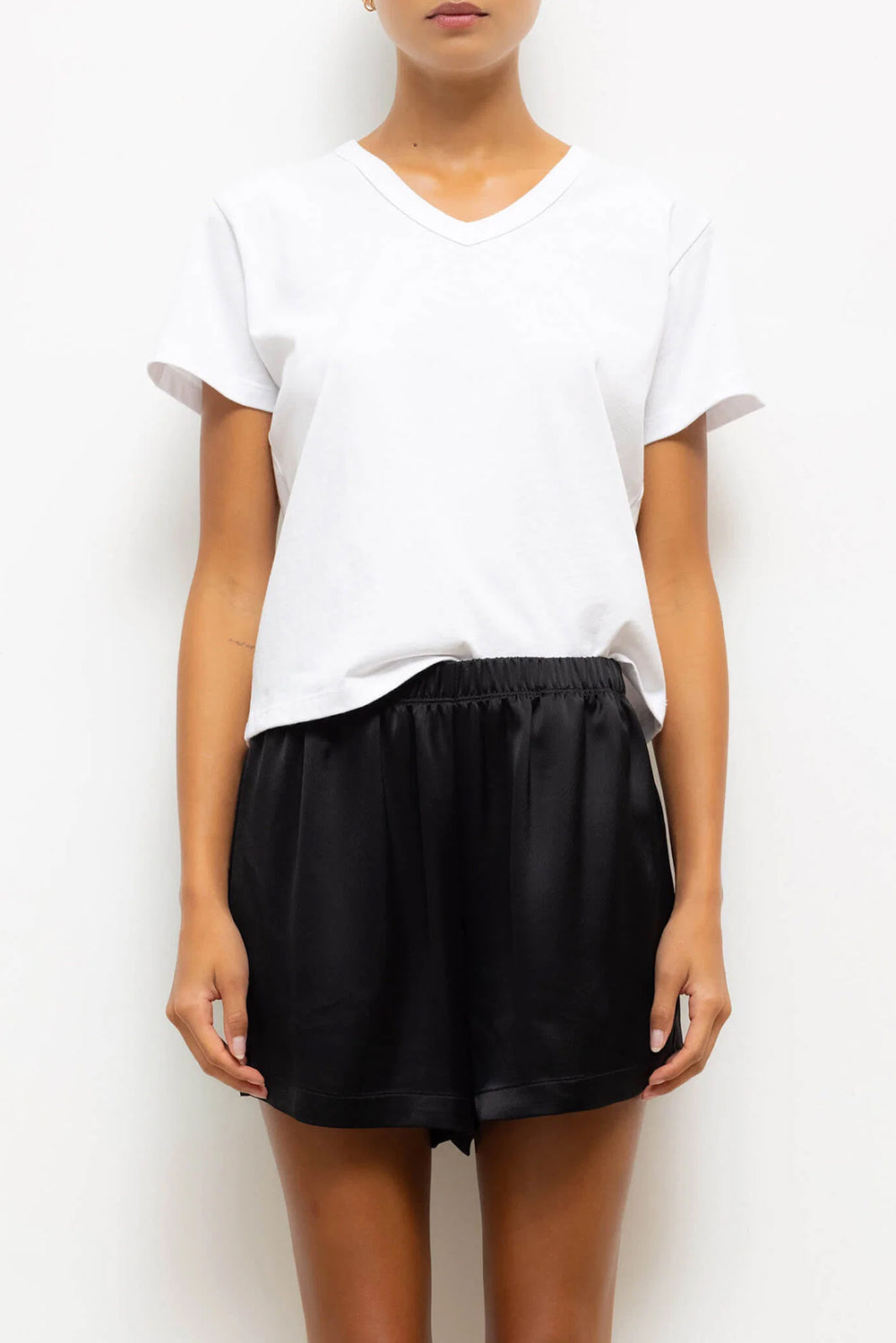 Margo V Neck in White