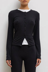 Lauren Classic Cardigan in Black