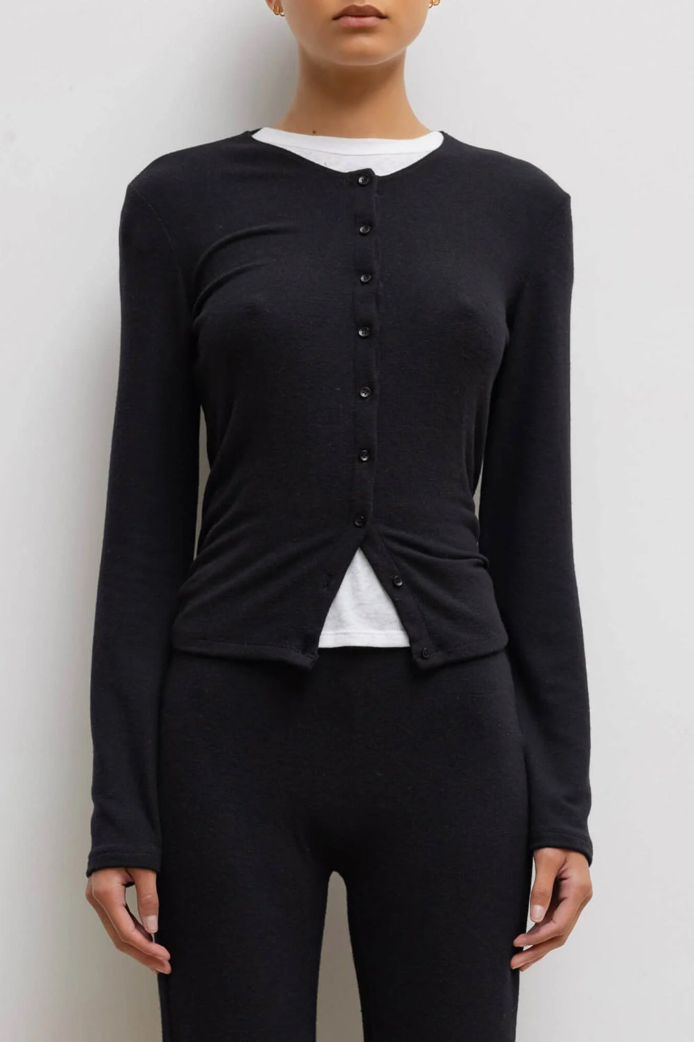 Lauren Classic Cardigan in Black