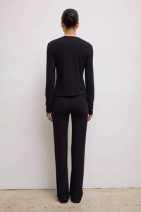Lauren Classic Cardigan in Black