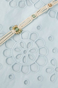 Awaken Embroidered Skirt in Mint