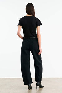 TRIBECA PANT IN JET BLACK