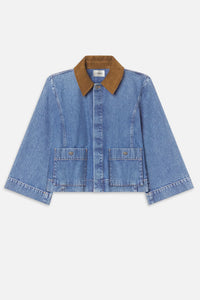 The Mini Denim Swing Jacket in Sonic