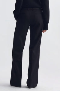 Bethany Wool Pant in Black