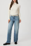 Sasha 32" Wide Leg Jean in Storybook Distressed