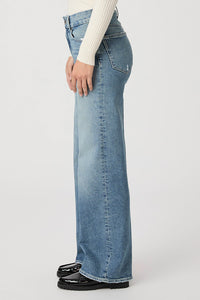 Sasha 32" Wide Leg Jean in Storybook Distressed