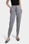 Cashmere Relaxed Joggers with Pockets in Grey Shadow