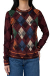Inked Argyle Crew in Root Beer Combo