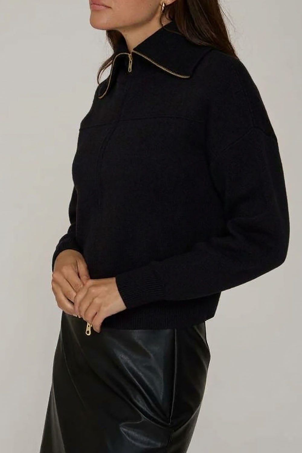 Milano Bomber in Black