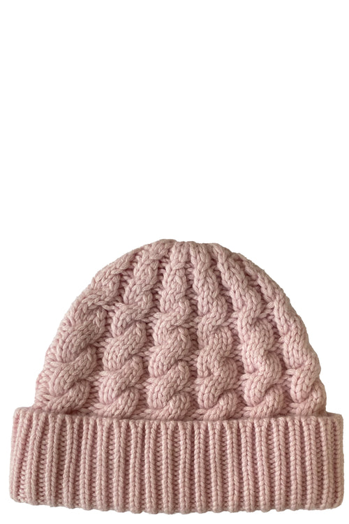 Chunky Cable Hat in Chiffon