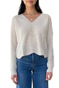 Scallop Shaker V Sweater