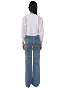 Loose Gauge Shrug in Chalk