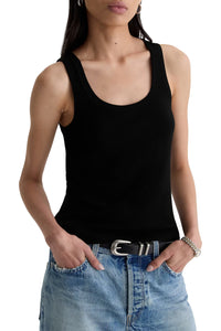 Ashley Tank in Super Black